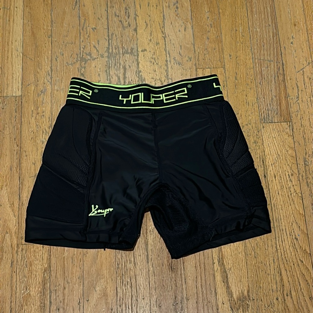 NWOT Youper padded goalie/sliding shorts - XS